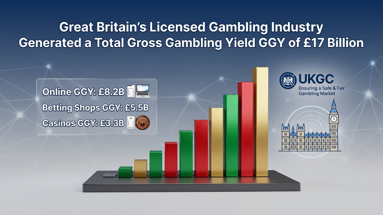 UK gambling market trends and Bally's acquisition timeline graphic